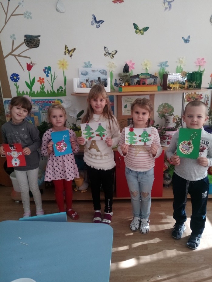 Детские новогодние открытки своими руками. Творчество с малышами
